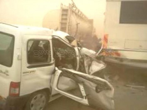 תאונה בדרום (צילום משטרת ישראל) (2)