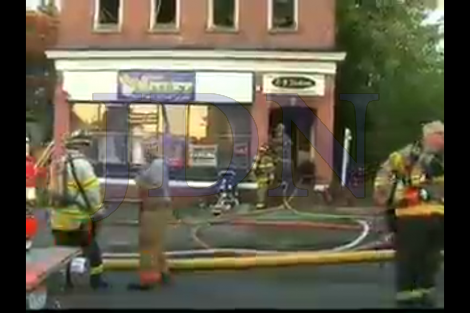 השריפה במונסי, צילום ממצלמות האבטחה (2)
