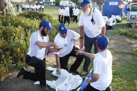 תרגיל מתנדבי זק''א לתרחיש רעידת אדמה בישראל - צילום בועז בן ארי (2)