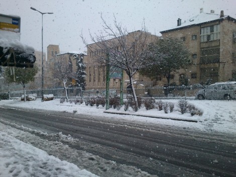 שלג הבוקר בירושלים - כח טבת (13)
