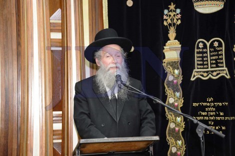 יום השנה להגריש אלישיב זצל בבית הכנסת לדרמן בני ברק - צילום שוקי לרר 03