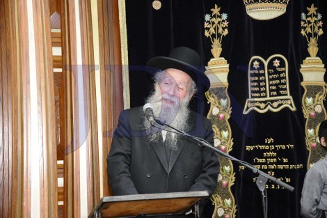 יום השנה להגריש אלישיב זצל בבית הכנסת לדרמן בני ברק - צילום שוקי לרר 12
