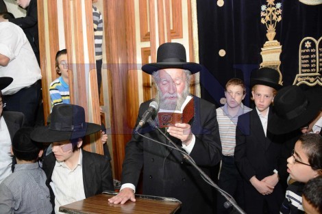 יום השנה להגריש אלישיב זצל בבית הכנסת לדרמן בני ברק - צילום שוקי לרר 32
