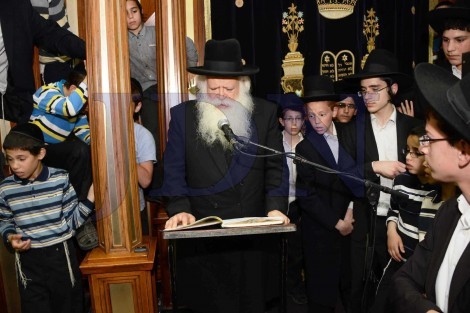 יום השנה להגריש אלישיב זצל בבית הכנסת לדרמן בני ברק - צילום שוקי לרר 33