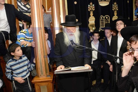 יום השנה להגריש אלישיב זצל בבית הכנסת לדרמן בני ברק - צילום שוקי לרר 34