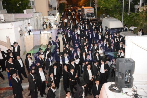 יום השנה להגריש אלישיב זצל בבית הכנסת לדרמן בני ברק - צילום שוקי לרר 39
