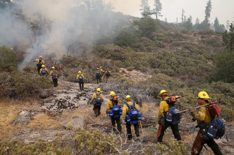 השריפה הגדולה בקליפונרה - צילום AFP  28