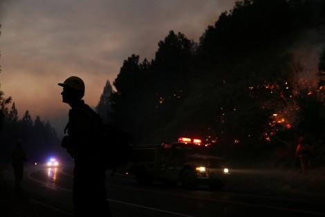 השריפה הגדולה בקליפונרה - צילום AFP  43