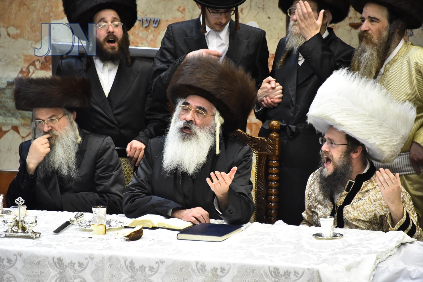 Simchas Purim in the Holy Court of Dushinsky • Gallery