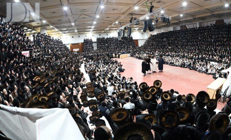 צאנז גארליץ סערט ויזניץ ירושלים סטראפקוב חתונה (65)