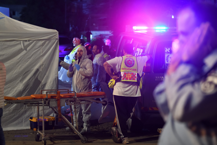 Two police officers were killed and several other people were wounded in a shooting attack in the northern city of Hadera