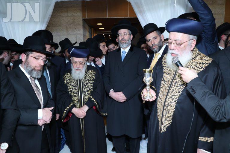הגר''י יוסף הגרש''מ עמאר חתונת נכד (19)