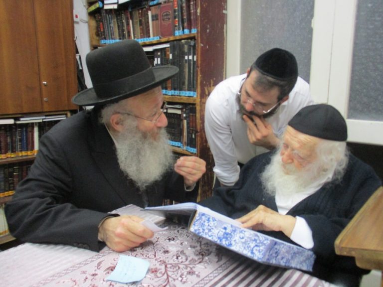 הגרי''א דינר עם הגר''ח זצ''ל