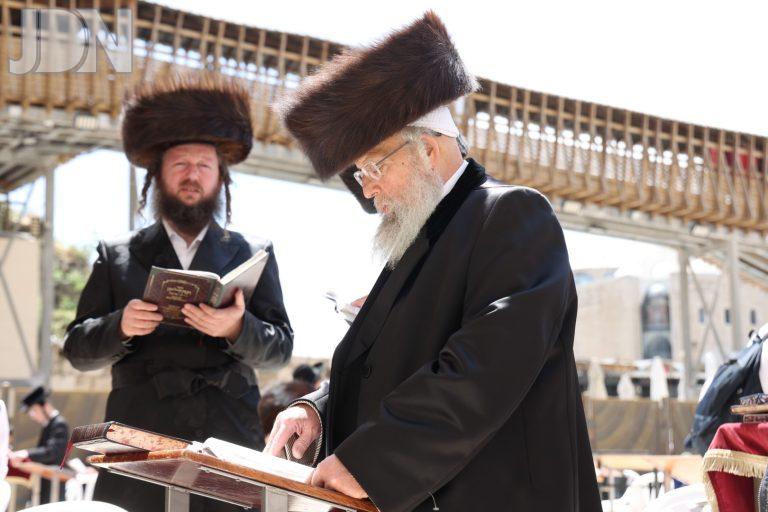 פינסק קרלין בכותל המערבי (4)