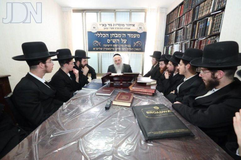 ישיבת גור אצל הגר''ח פיינשטיין (3)