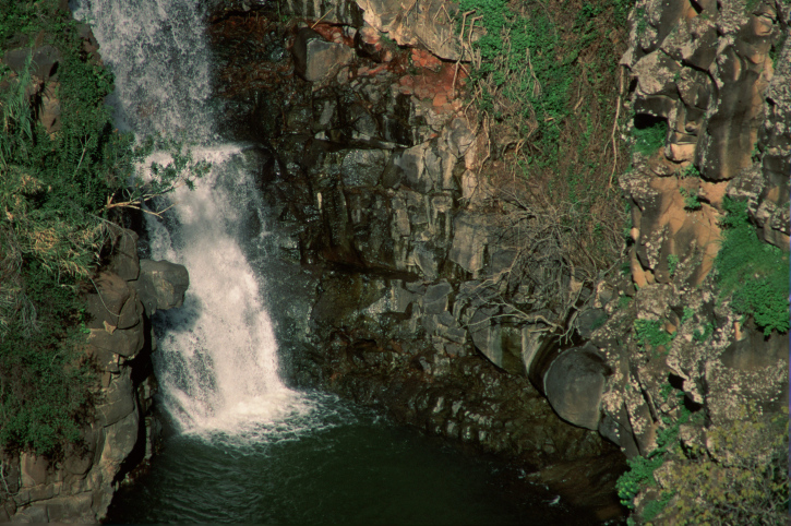 Waterfall in Zavitan Valley