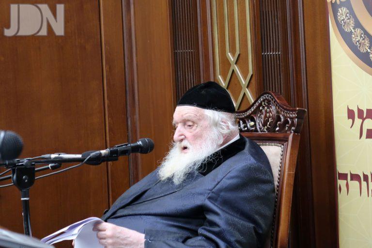 בדרשה לבני הישיבות בבית שמש לרגל ימי בין הזמנים (1)