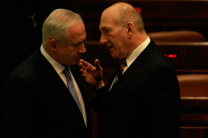 Olmert and Netanyahu