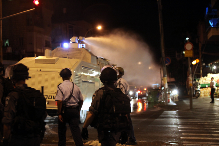 protest at Bar Ilan street