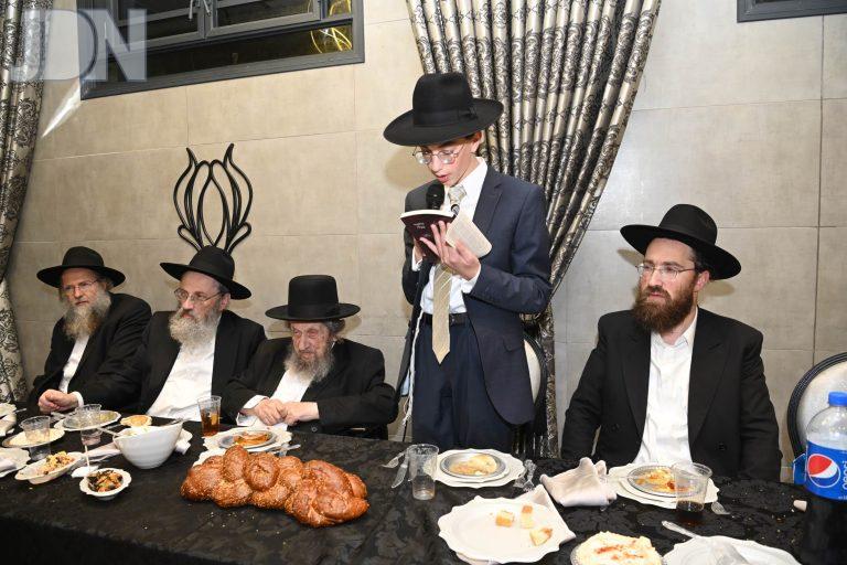 הגר''ד לנדו בר מצוה לנין (5)