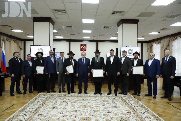נציג הקרמלין נפגש עם רבני ערי הקווקז שברוסיה (6)