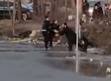 הנהג הגיבור משחזר: "צללתי למים – וחילצתי את הילד מהאגם הקפוא"