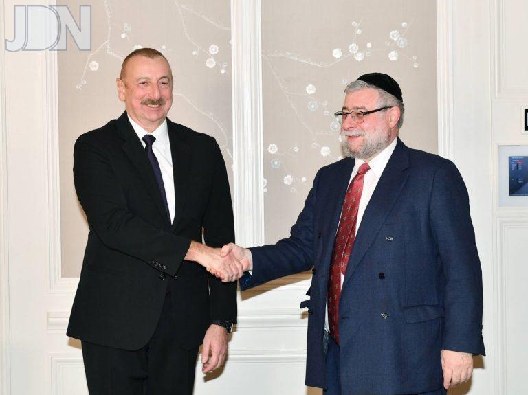 הרב גולדשמידט והנשיא אילייב במינכן - צילום באדיבות לשכת הנשיא