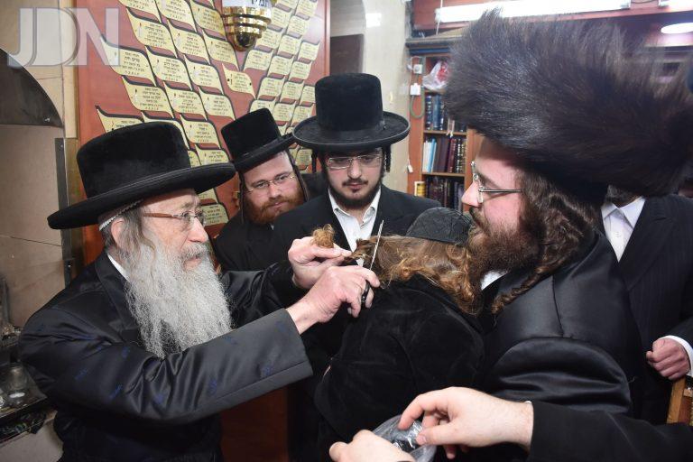 שמחת החלאקה לנין כק אדמורים מנדבורנה צפת- ומישקולץ (6)
