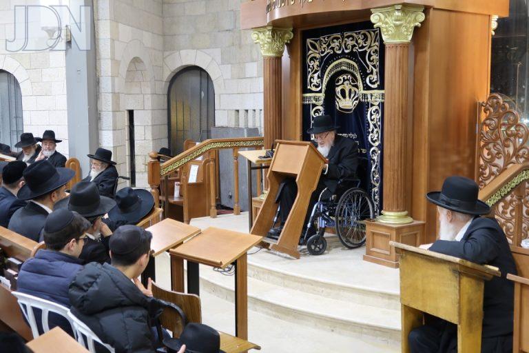 הגרמ''צ ברגמן בישיבת פורת יוסף (19)