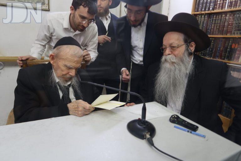 הגר''ש קנייבסקי אצל הגרי''ג אדלשטיין (3)
