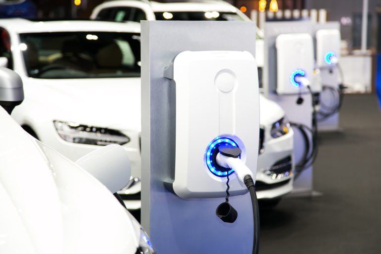 Power,Supply,For,Electric,Car,Charging
