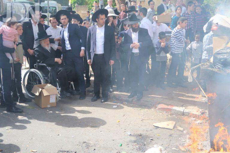 הגרב''ד פוברסקי שריפת חמץ (2)