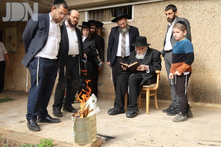 הגרמ''צ ברגמן שריפת חמץ (4)