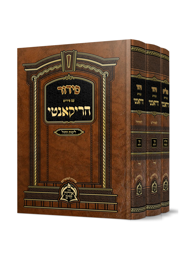 סידורים ותהלים ריקאנטי - הדמיה