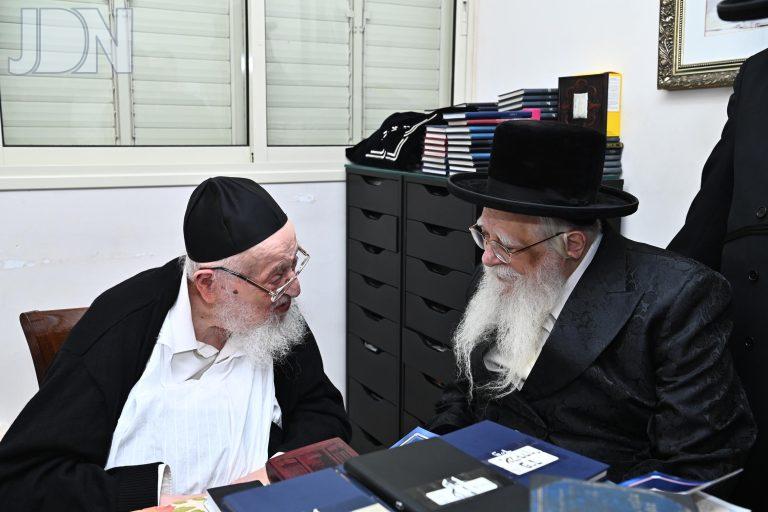 שאץ ויזניץ בביקור אצל הגרמ''צ ברגמן (5)