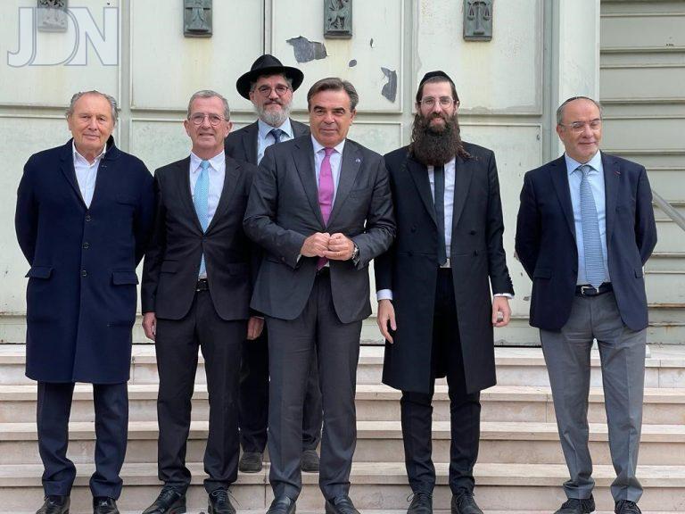 בקבלת הפנים לסגן נשיא הנציבות האירופית