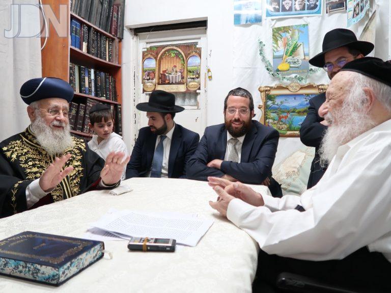 הגר''י יוסף אצל הגרב''ד פוברסקי (7)