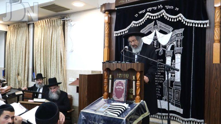 מרן הגר''ד כהן בהספד בישיבת כנסת יחזקאל (1)