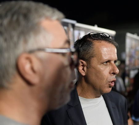 Familiies and friends of Israelis held hostage by Hamas terrorists in Gaza held an event at the "Hostages Square"