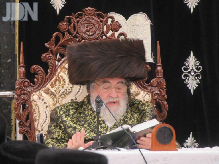 האדמו''ר מויז'ניץ בישיבת ויז'ניץ הר נוף (11)