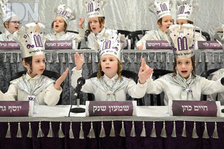 דרכי אבות צאנז אלעד מסיבת חומש (14)
