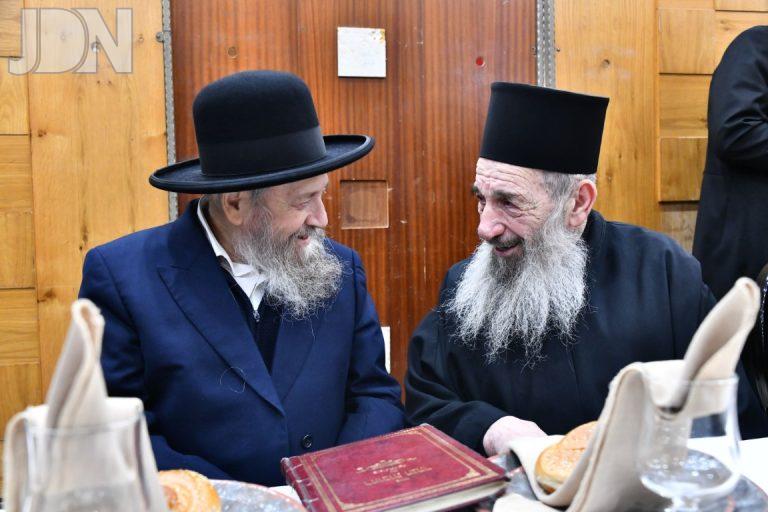 הגר''נ בן שמעון הגר''ד בצרי חתונה (10)