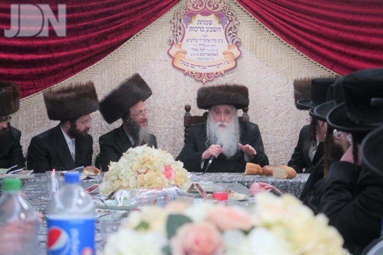 מכנובקא בעלזא שבע ברכות לנכד (4)