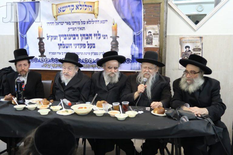 הגה''ח רבי ידידיה בראנדוספאר מתלמידיו נושא דברים