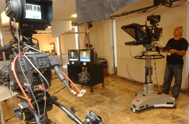 The Knesset channel, recording studio