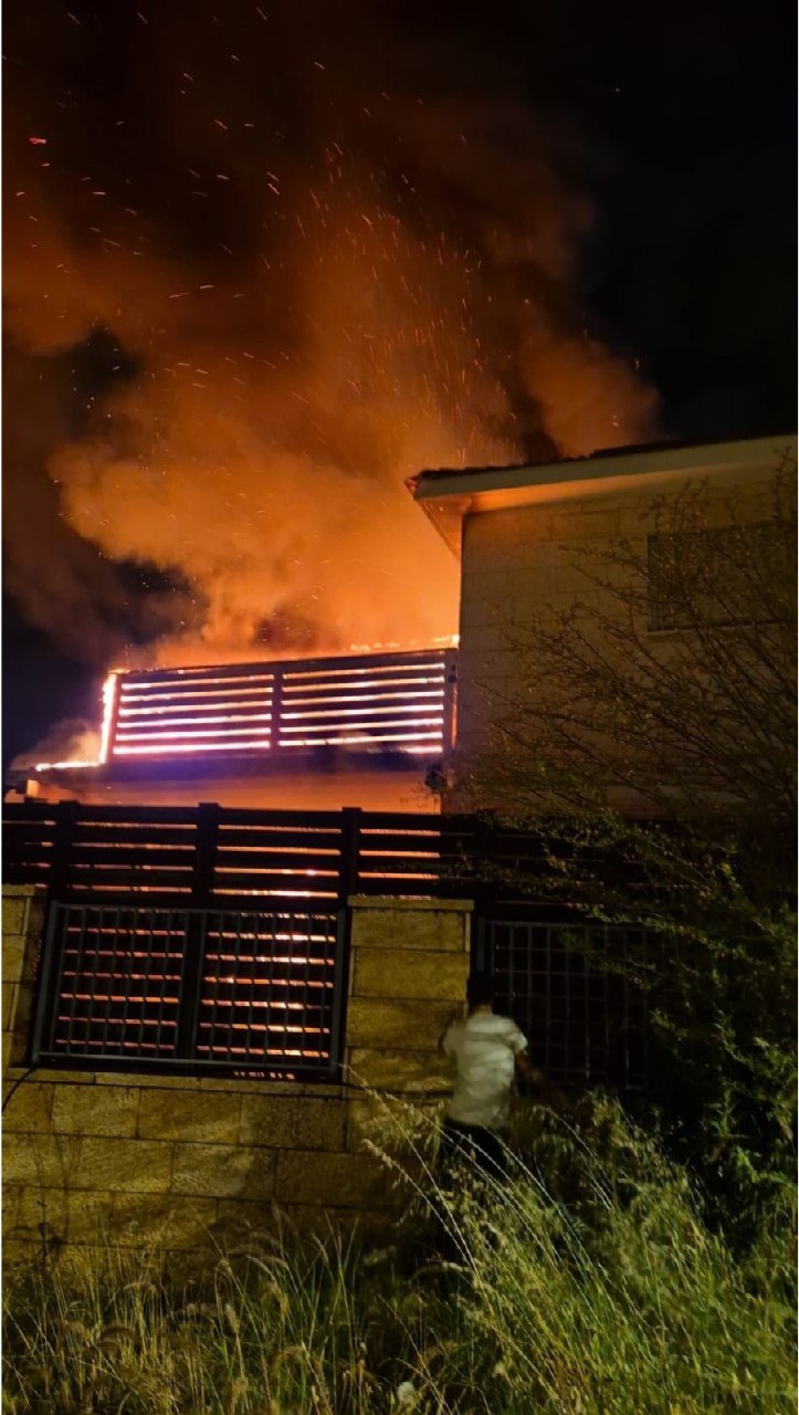 שנתיים אחרי שבעלה נרצח בפיגוע: שריפה כילתה את בית האלמנה
