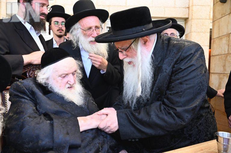 צאנז ביקור אצל הגר''מ שטרנבוך (6)