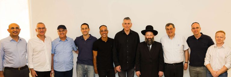 מפגש הנהלת מרכנתיל עם רב הכותל