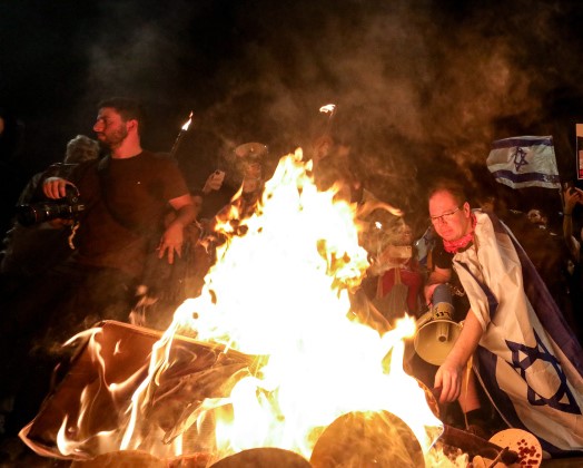 MIDEAST ISRAEL PROTEST