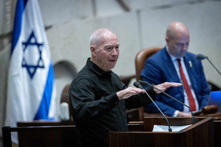 DEFENSE MINISTER YOAV GALLANT